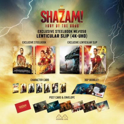 [ME#58] Shazam! Fury of Gods Steelbook (Lenticular Full Slip)